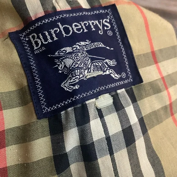 Vintage Burberrys’ London Trench Coat 44 Long - Classic Nova Check & Liner - Picture 12 of 16